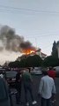 فيديو متداول لاندلاع حريق في منزل بشارع عبدالله غوشة بالعاصمة عمان
