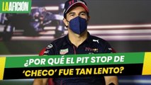 ¿Por qué el pit stop de 'Checo' Pérez fue tan lento_ Lo que explicó Red Bull