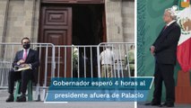 Tenemos 4 horas frente a Palacio Nacional, espero que el presidente nos reciba: Aureoles