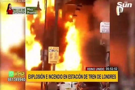 Reino Unido: explosión en una estación del metro de Londres