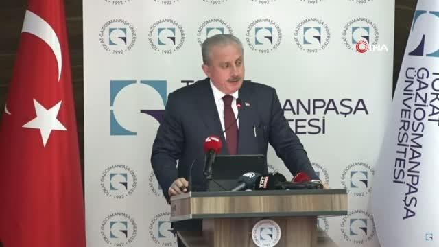 TBMM Başkanı Mustafa Şentop, Gaziosmanpaşa Üniversitesi II. Uluslararası Uygulamalı İstatistik Kongresi'nde konuştu