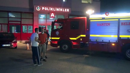 Devlet Hastanesinde yangın paniği