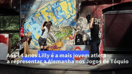 A mais jovem atleta alemã nos Jogos