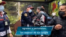 Separarán de sus cargos a policías de la CDMX que agredieron a reporteros y camarógrafos