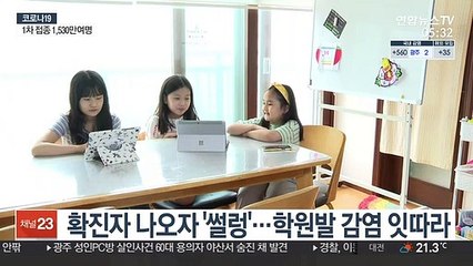 학원가 곳곳 집단감염…"안 보낼 수도 없고"