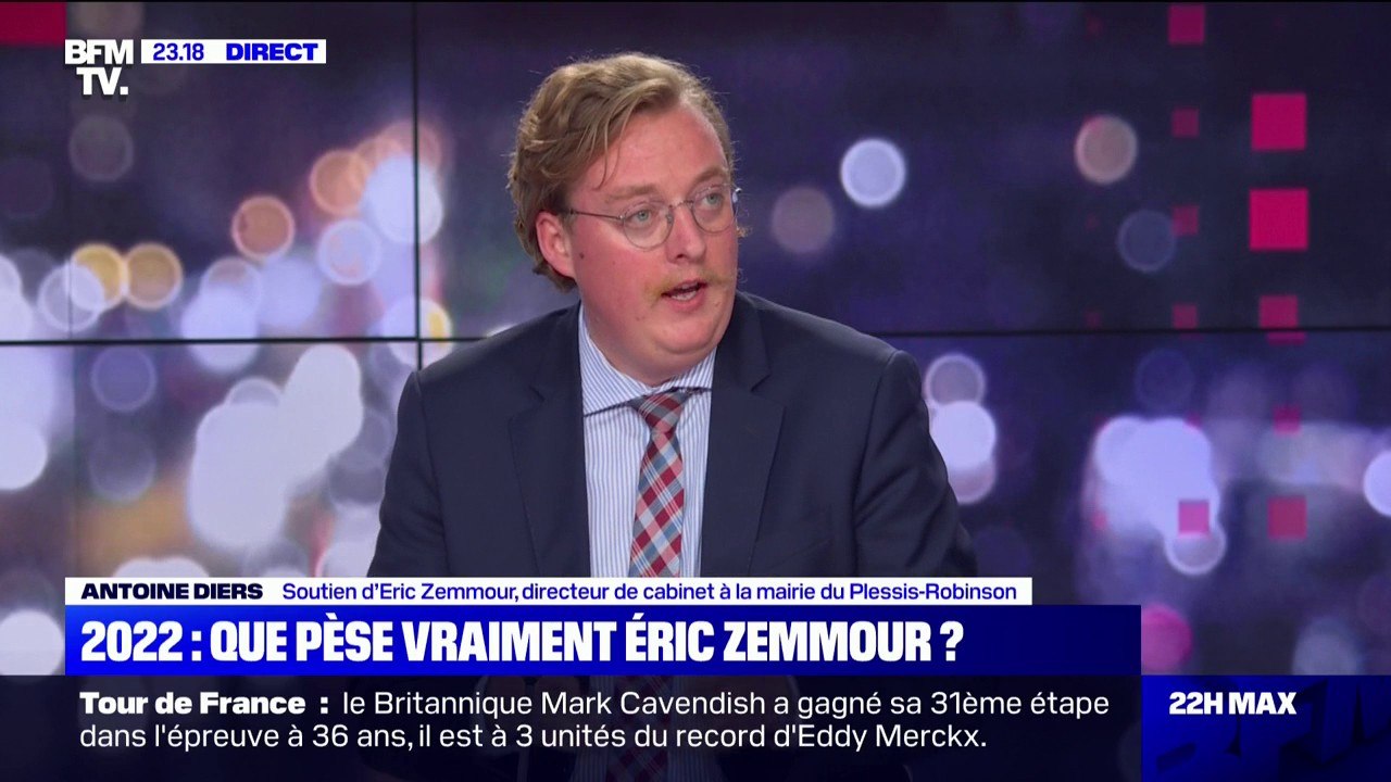 Antoine Diers: "Eric Zemmour est soutenu par des électeurs de la droite normale"
