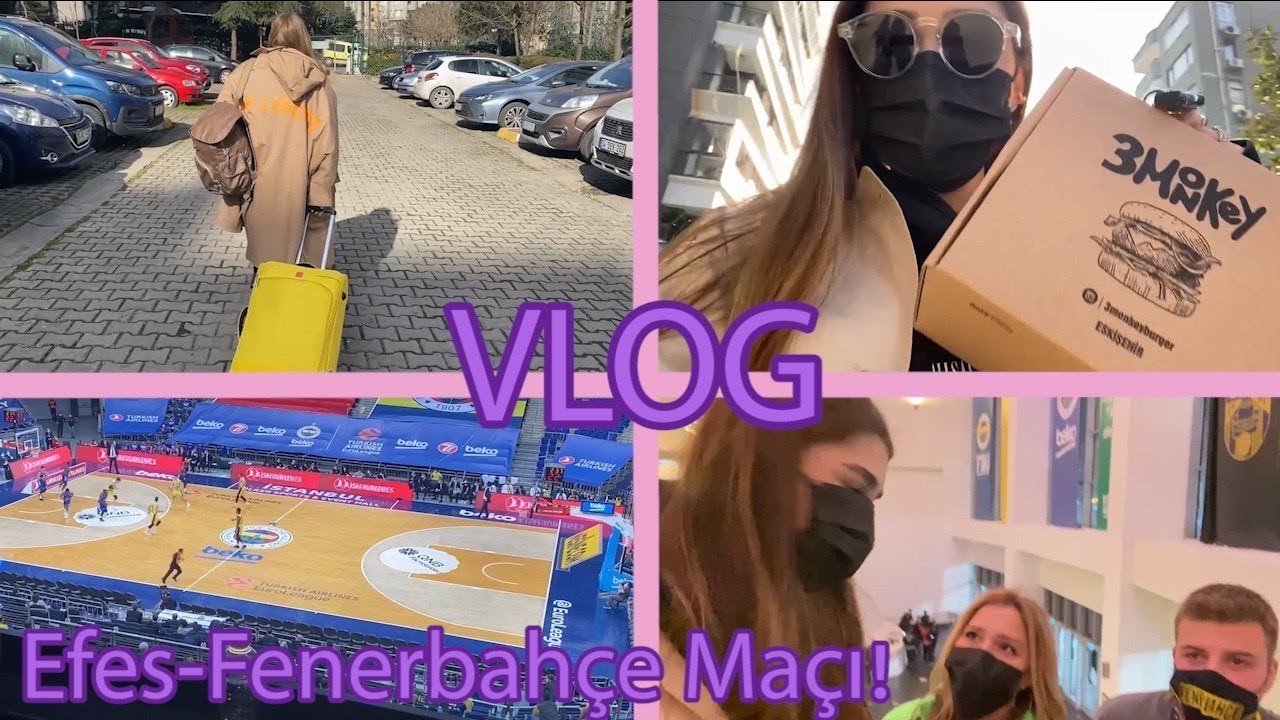 Anadolu Efes - Fenerbahçe Basketbol Maçını İzledik! | Öykü Keskin V-LOG #8