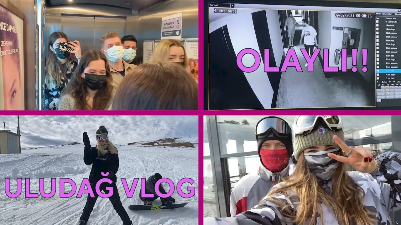 GÜVENLİK KAMERALARINA BÖYLE YAKALANDIK! - Olaylı Uludağ Tatili | Öykü Keskin V-LOG #6