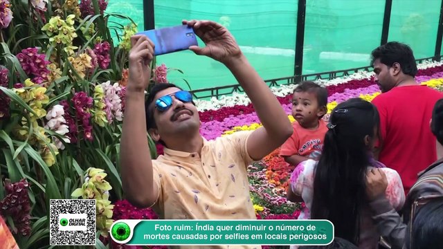Foto ruim- Índia quer diminuir o número de mortes causadas por selfies em locais perigosos