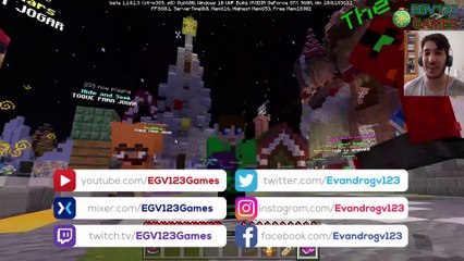 JOGANDO MINI GAMES DE MINECRAFT NATALINO! | Especial de Natal #Minecraft (Windows 10 Edition)