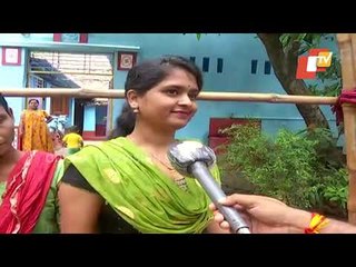 Amidst Lockdown Young Girls Celebrate Raja at Ramnagar Patna in Kendrapada District of Odisha