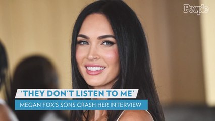 Megan Fox's Kids Make a Surprise Appearance in Her Today Interview: 'They Don't Listen to Me at All'