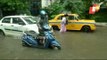 Water-Logging In Several Places In Kolkata Following Heavy Rainfall Affect Traffic Movement