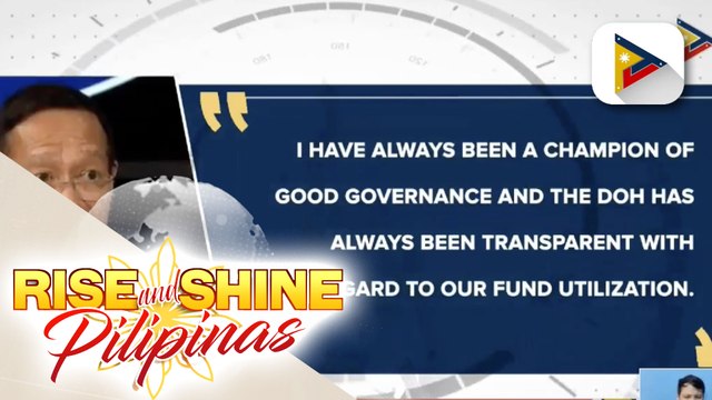 Sec. Duque, handang humarap sa imbestigasyon sa umano'y katiwalian sa DOH