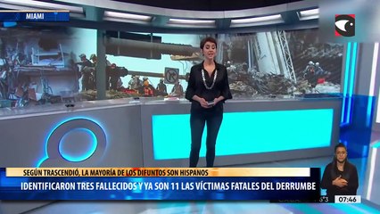 Identificaron a otros tres fallecidos y ya son 11 las víctimas fatales en el derrumbe