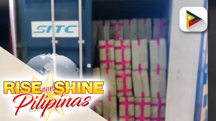 BOC, nasabat ang nasa P92-M na halaga ng mga smuggled na sigarilyo; tax seal sa pakete ng mga sigarilyo, peke