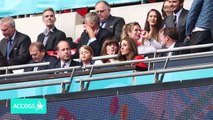 Prince George Wears Tie With Prince William At Soccer Game