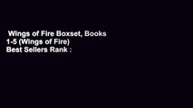 Wings of Fire Boxset, Books 1-5 (Wings of Fire)  Best Sellers Rank : #2