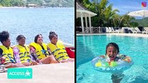 Vanessa Bryant�s Jamaican Vacation w_ Daughters