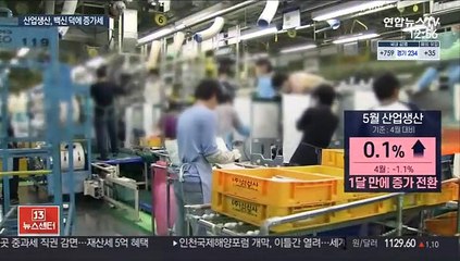 백신 덕에 산업생산 0.1%↑…"개선 흐름 유지"