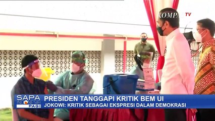 Presiden Joko Widodo Buka Suara Soal Kritikan BEM UI