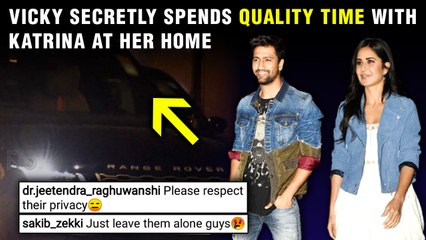 Vicky Kaushal Secretly Meets Katrina At Her Residence | Netizens Angry Reaction On Paparazzi