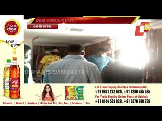 BJP Activists Protest Absence Of PM Modi's Photo At Vaccination Site In Dhenkanal