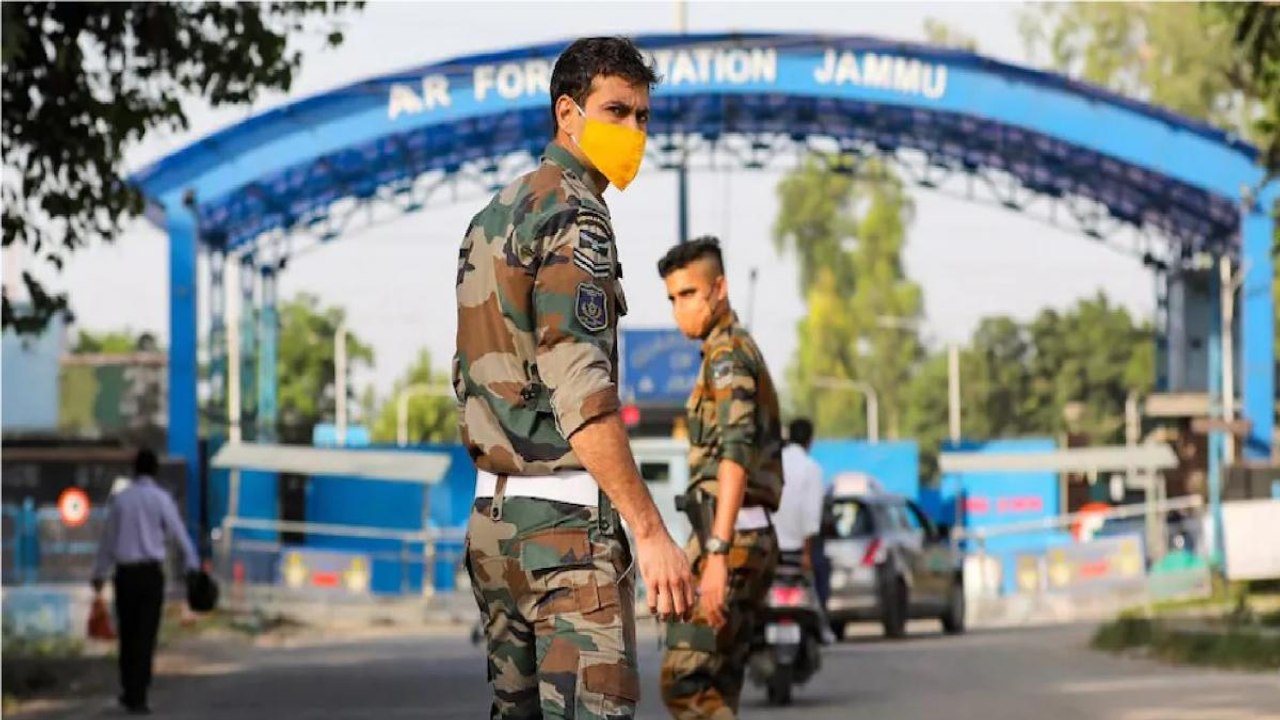 How drone attack was carried out at Jammu airbase?