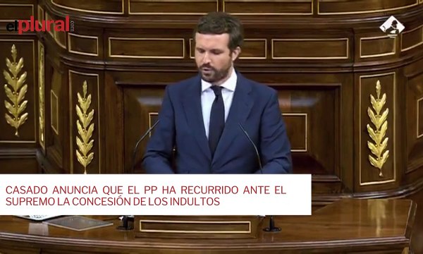 Casado anuncia que el PP ha recurrido ante el Supremo la concesión de los indultos