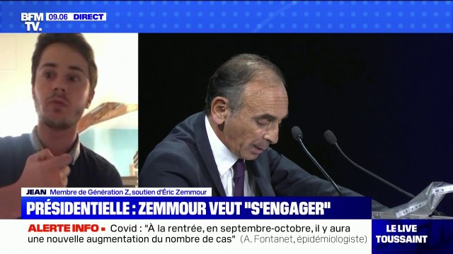 Éric Zemmour candidat ? La Génération Z veut mettre en place une dynamique