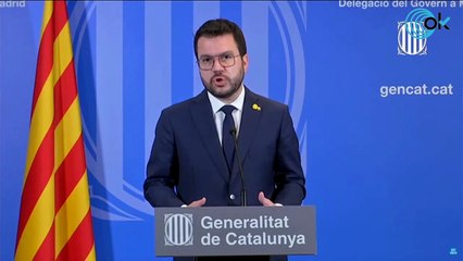 Aragonès constata «voluntad de acuerdo» en ​Sánchez tras exigirle «amnistía y autodeterminación»