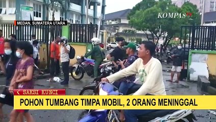 Dua Pegawai RS Haji Adam Malik Medan Tewas Tertimpa Pohon Tumbang