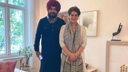 Navjot Sidhu meets Priyanka Gandhi
