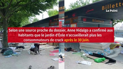 Paris : Hidalgo promet de bouter les toxicomanes hors du jardin d’Éole dès ce mercredi