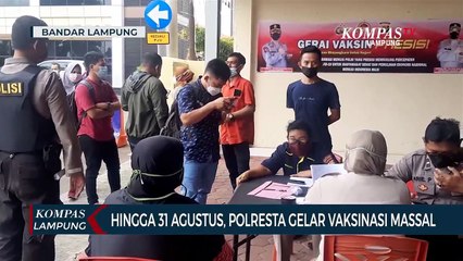 Hingga 31 Agustus, Polresta Gelar Vaksinasi Massal