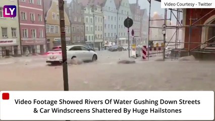 Germany Sees Flash Floods As Heavy Rain And Thunderstorms Lash Southern Parts Of The Country