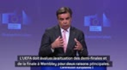 Euro 2020 - La Commission européenne s'interroge sur la finale à Wembley