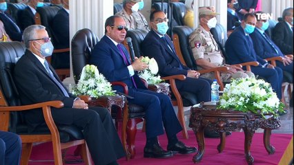 السيسي: تصدينا للمشكلات والتحديات التي واجهتنا وتكاتف المصريين مع الدولة سيمكننا من تحقيق النجاح
