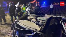 Dos fallecidos en un accidente de tráfico en Camarma de Esteruelas (Madrid)