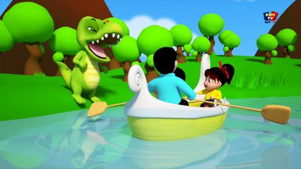 rangée rangée rangée votre bateau - bateau rimes - rimes pour les enfants - Row Row Row Your Boat