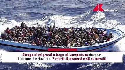 Strage di migranti al largo di Lampedusa