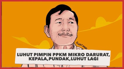 Luhut Sah Pimpin PPKM Mikro Darurat, Warganet Kepala, Pundak, Luhut Lagi, Luhut Lagi