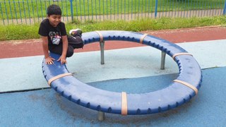 Fun with family in Jubilee Garden Southall London