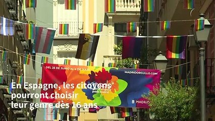 Espagne: les citoyens pourront choisir leur genre dès seize ans