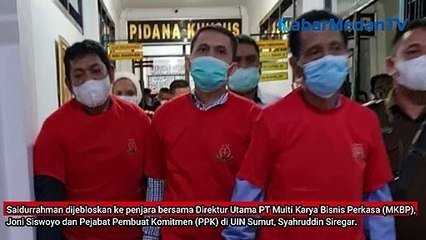 Eks Rektor UINSU Ditahan Terkait Kasus Korupsi Gedung Kampus