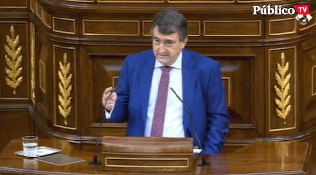 Aitor Esteban, a Casado: Ustedes tienen delincuentes más cercanos