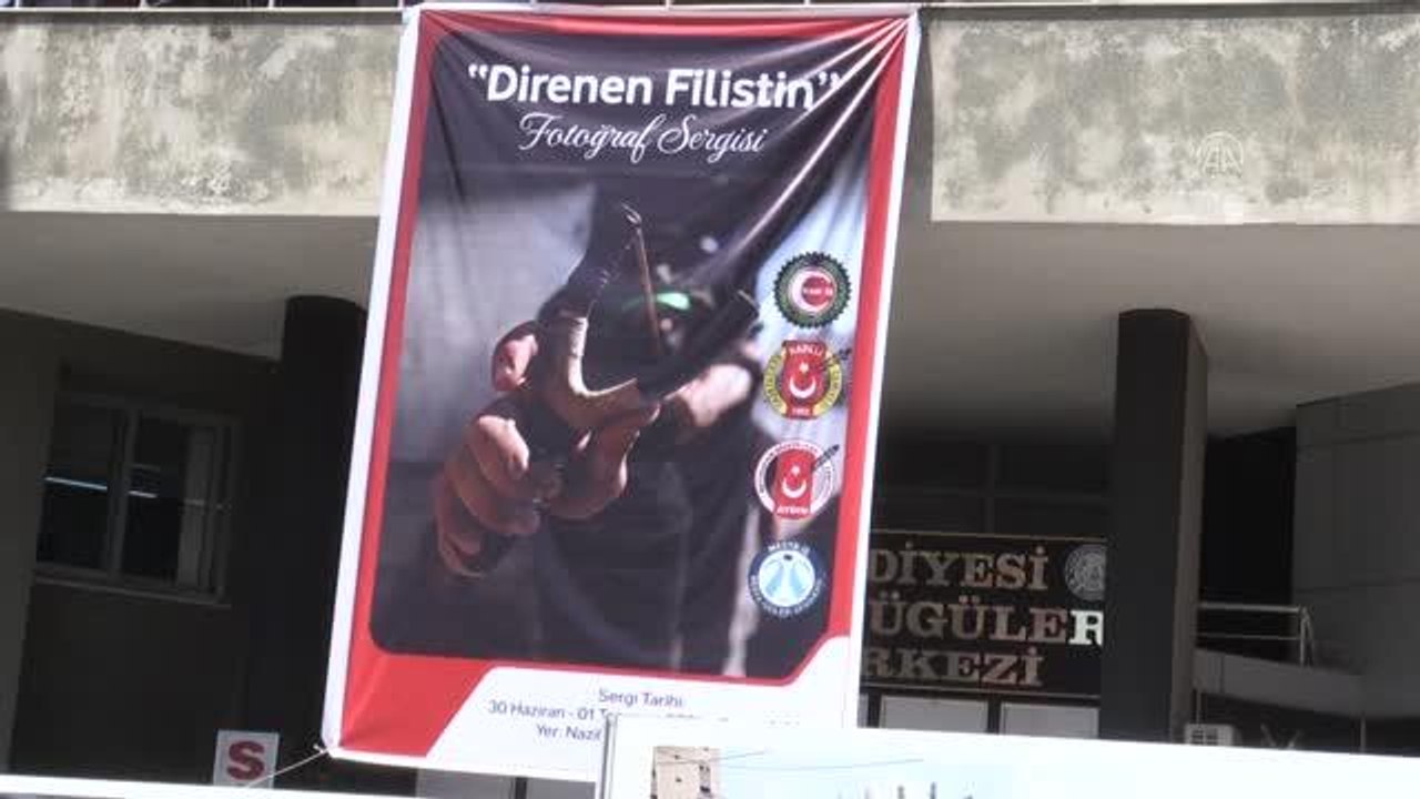 Medya-İş, AA'nın fotoğraflarından oluşan "Direnen Filistin" konulu sergi açtı