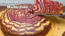 No oven-No Egg Marble cake recipe/ बिना ओवन का - बिना अंडे का मार्बल केक