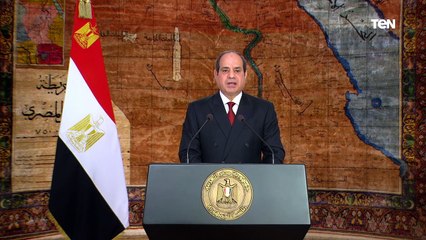 كلمة الرئيس عبدالفتاح السيسي بمناسبة الاحتفال بذكرى ثورة 30 يونيو