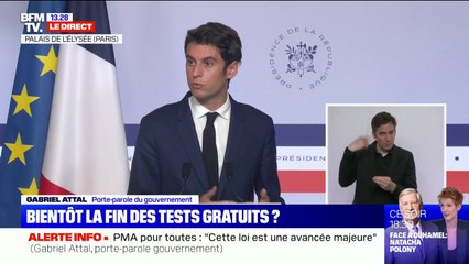 Pour Gabriel Attal, la mise en place des tests PCR payants est encore "injuste" mais est en projet "pour la rentrée"
